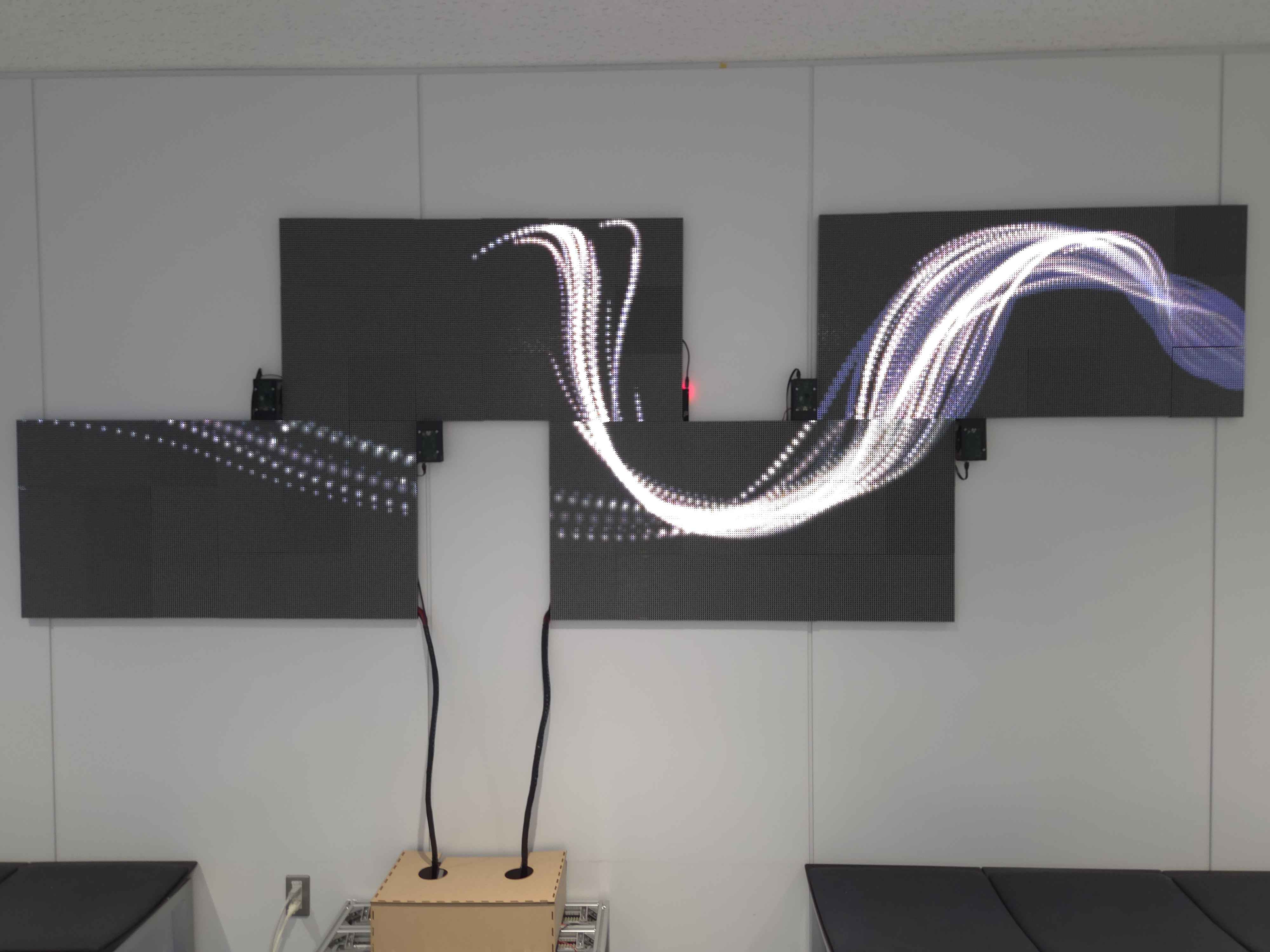 インタラクティブLEDウェーブ